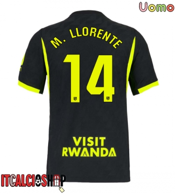 Atletico Madrid Marcos Llorente #14 Seconda Maglia 2026-27 Manica Corta
